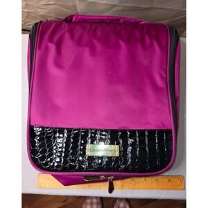 Samantha Brown Hanging Toiletry Bag Travel Organizer, Purple